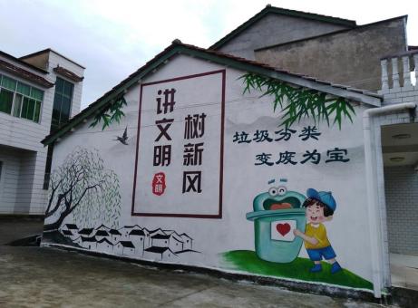 湖口墙绘是现在流行的墙体广告