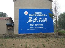 湖口墙体广告在乡镇、农村市场的媒体优势