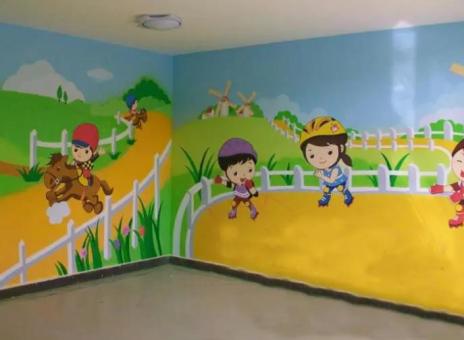 湖口幼儿园墙体彩绘制作流程及注意事项