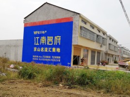 湖口农村墙体广告在不同形式上面展现的不同特色