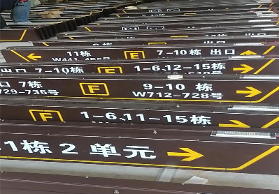 湖口广告标识中，常见的几种安装方式。